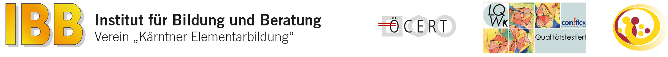 Logo Institut für Bildung und Beratung mit Zertifikaten
